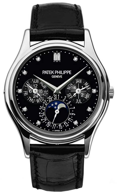 Patek Philippe Complications Black and Diamond Dial 